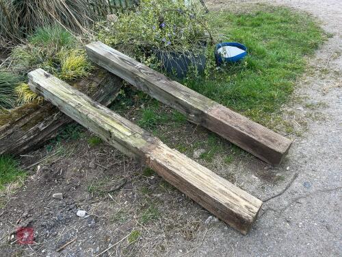 2 X 2.4M GATE POSTS