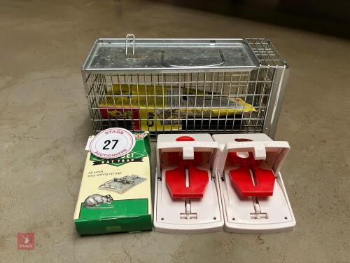 3 RAT/VERMIN TRAPS (27)