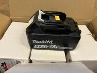 4 X 5.0A/H - 18V MAKITA BATTERIES - 5
