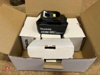4 X 5.0A/H - 18V MAKITA BATTERIES - 6