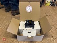 4 X 5.0A/H - 18V MAKITA BATTERIES - 7