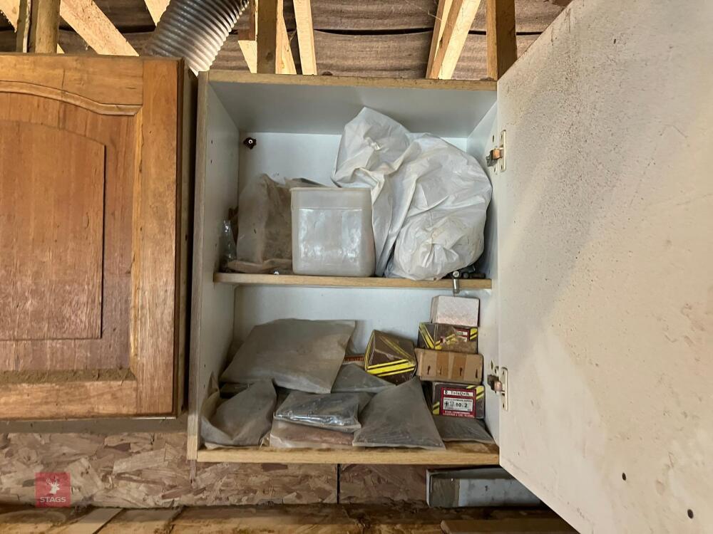 CUPBOARD OF NAILS, FIXINGS/CONSUMABLES
