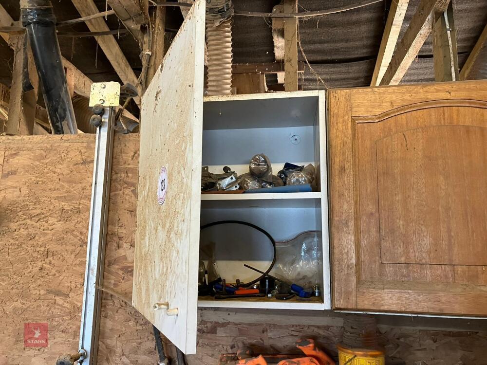 CUPBOARD OF SAND PAPER/FIXING/TOOLS