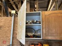 CUPBOARD OF SAND PAPER/FIXING/TOOLS