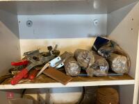 CUPBOARD OF SAND PAPER/FIXING/TOOLS - 3