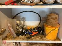 CUPBOARD OF SAND PAPER/FIXING/TOOLS - 5