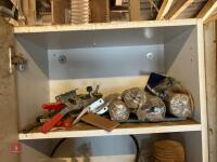 CUPBOARD OF SAND PAPER/FIXING/TOOLS - 9