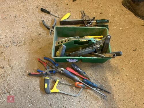 BOX FULL OF HAND TOOLS