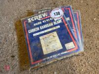 3 X CARBON BANDSAW BLADES - 2