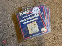 3 X CARBON BANDSAW BLADES - 3
