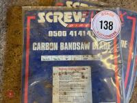 3 X CARBON BANDSAW BLADES - 4