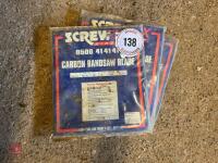 3 X CARBON BANDSAW BLADES - 5