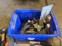 BOX OF ASSORTED HAND TOOLS - 4