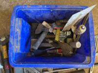 BOX OF ASSORTED HAND TOOLS - 6