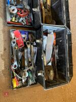 2 X PLASTIC TOOL BOXES AND CONTENTS - 4