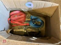 BOX OF MIXED RACHET STRAPS - 3