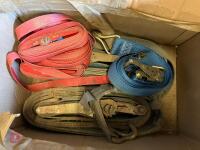 BOX OF MIXED RACHET STRAPS - 4