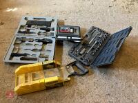 CHISELS/SAW/MOISTURE METER & SOCKET SET - 12