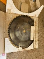 QTY OF MIXED SIZE CIRCULAR SAW BLADES - 8