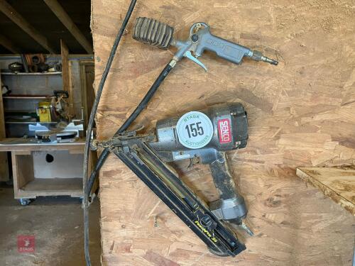 SENCO AIR NAIL GUN AND TYRES