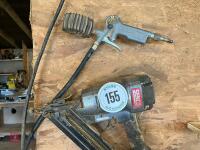 SENCO AIR NAIL GUN AND TYRES - 5