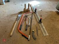 QUANTITY OF VARIOUS HAND TOOLS