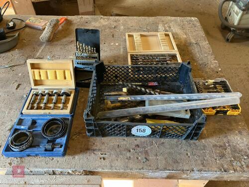 CRATE CONTAINING LARGE QTY OF DRILL BITS
