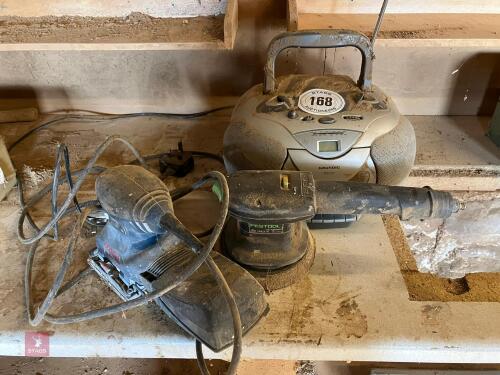 2 X POWER TOOLS AND RADIO