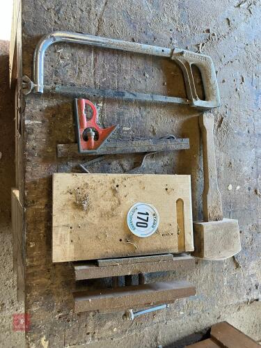 VICE AND VARIOUS HAND TOOLS
