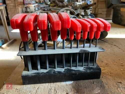 10 PIECE HEX KEY WRENCH SET