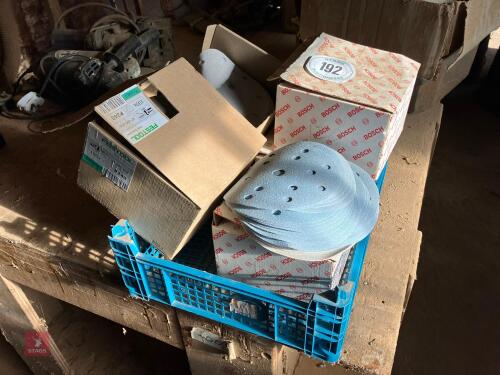 BOX OF ORBITAL SANDING PADS