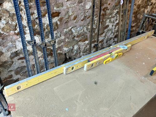 5 X MIXED SPIRIT LEVELS