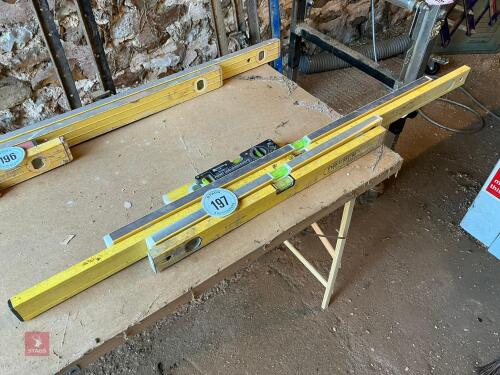 7 X MIXED SPIRIT LEVELS