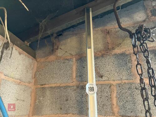 4 X MIXED METAL RULERS