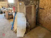 6 X HARDWOOD TIMBER SLABS - 2