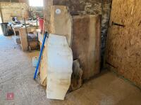 6 X HARDWOOD TIMBER SLABS - 3