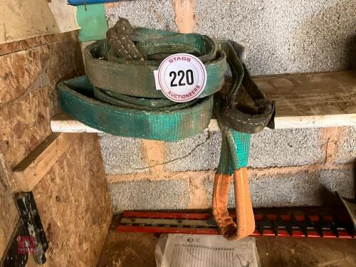 2 x LIFTING STROPS