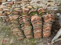 LARGE QTY OF TERRACOTTA ROOF TILES - 2