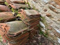 LARGE QTY OF TERRACOTTA ROOF TILES - 11