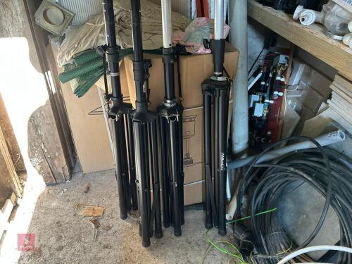 4 X ADJUSTABLE TRIPOD STANDS