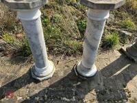 ORNATE MARBLE COLUMNS AND PEDESTALS - 3