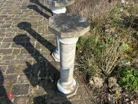 ORNATE MARBLE COLUMNS AND PEDESTALS - 4