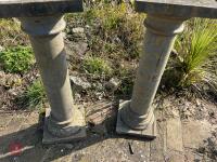 ORNATE MARBLE COLUMNS AND PEDESTALS - 3
