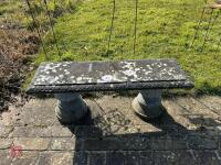 ORNATE GARDEN BENCH