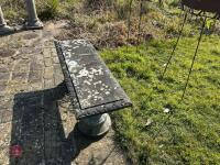 ORNATE GARDEN BENCH - 3