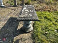 ORNATE GARDEN BENCH - 4