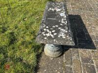 ORNATE GARDEN BENCH - 6