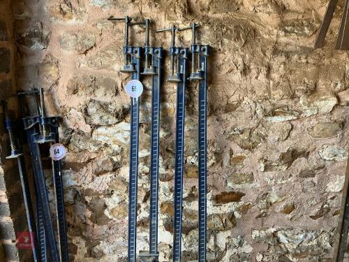 4 X GROZ 1.7M SASH CLAMPS