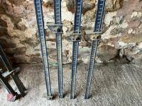 4 X GROZ 1.7M SASH CLAMPS - 4