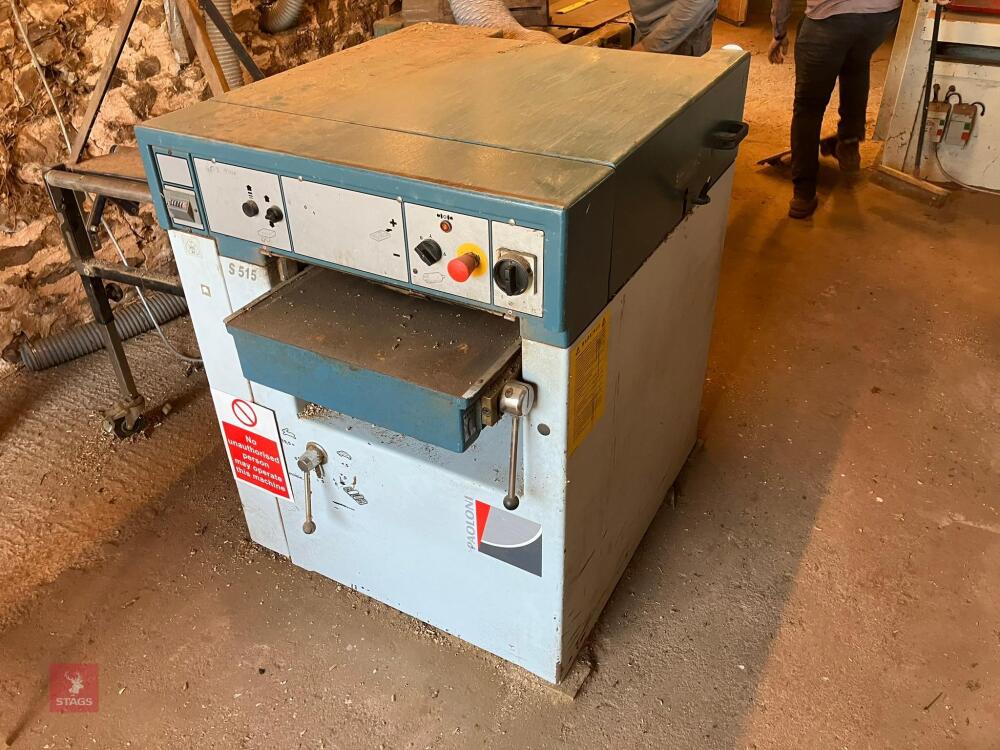 2002 PAOLINI S515 PLANER THICKNESSER